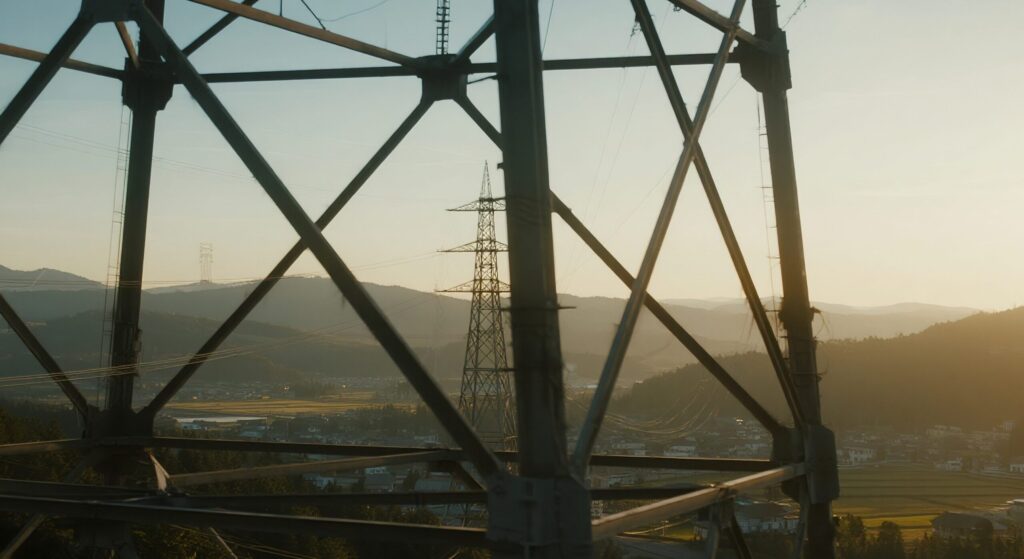 特定工作物の1つである送電設備