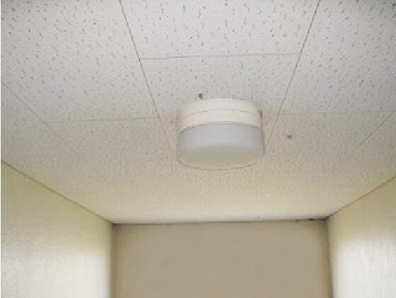 石綿含有せっこうボードの天井