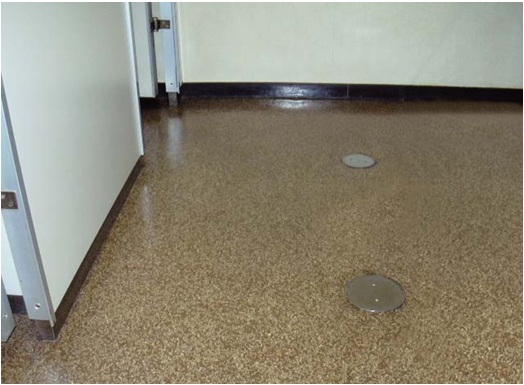 石綿含有ビニル床シートの床