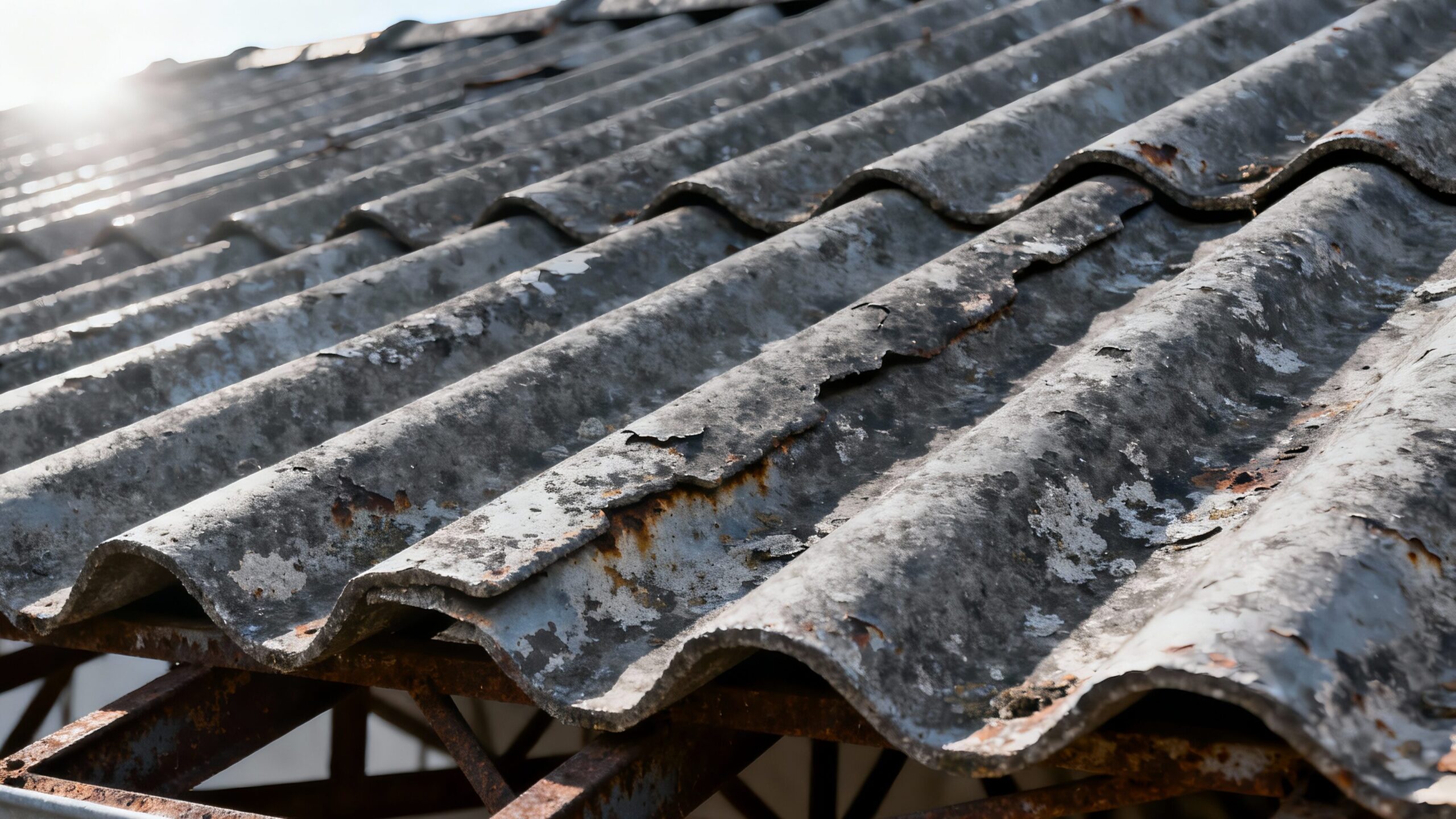 アスベスト含有のスレート